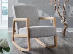 Best Furniture Outlet - Ashley Furniture - Wychworth Accent Chair - Accent Chair / Gray/Natural - A3000745