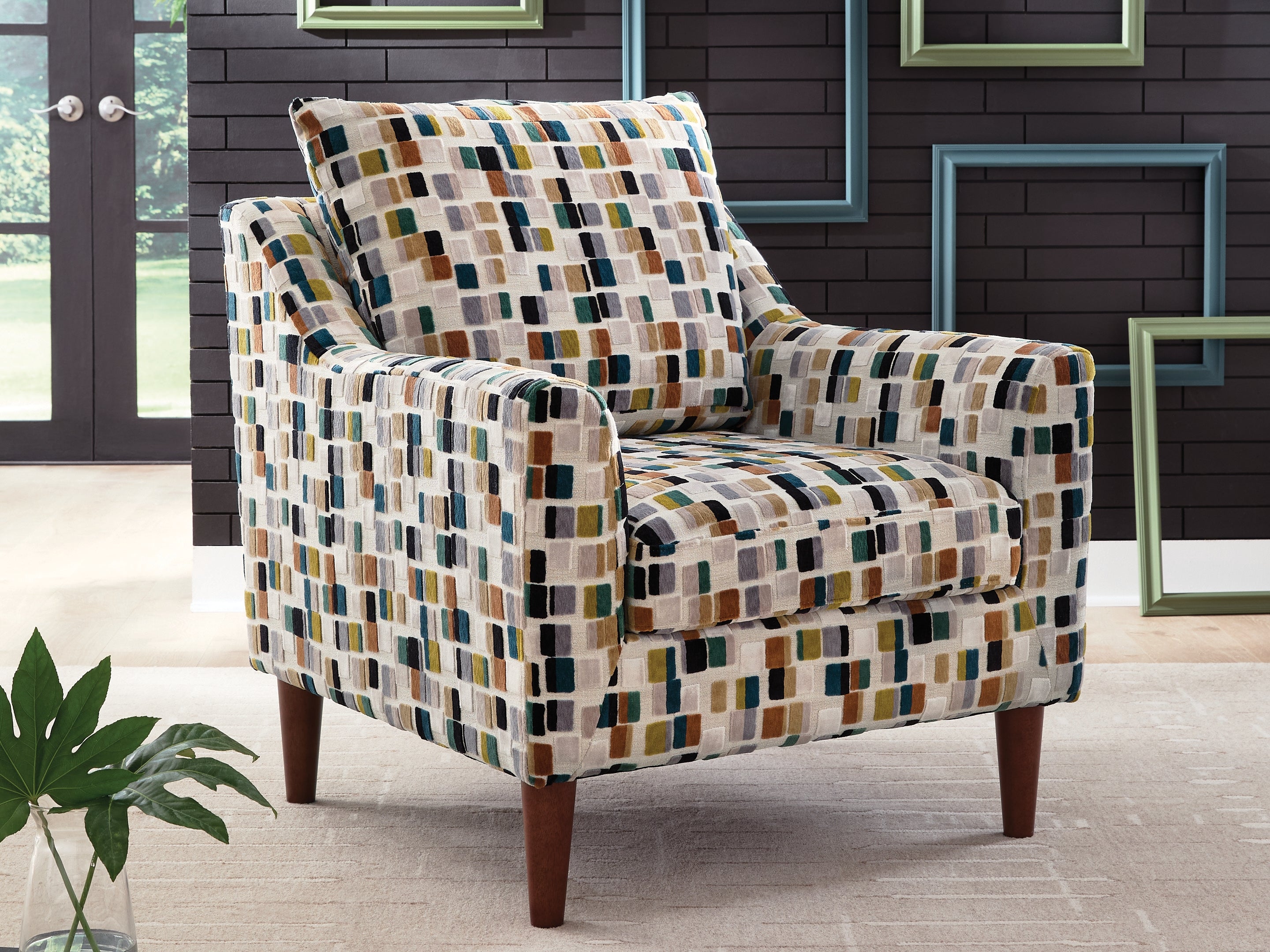 Best Furniture Outlet - Ashley Furniture - Fenna Accent Chair - Accent Chair / Multi - A3000749