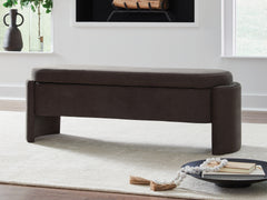 Best Furniture Outlet - Ashley Furniture - Vavuniya Storage Bench - Storage Bench / Brown / 56"W x 19"D x 19"H - A3000750