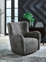 Best Furniture Outlet - Ashley Furniture - Rowenburg Swivel Glider Accent Chair - Swivel Glider Accent Chair / Heather Charcoal - A3000796