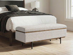 Best Furniture Outlet - Ashley Furniture - Dettaford Next-Gen Nuvella Storage Bench - Storage Bench - A3000848