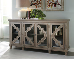 Best Furniture Outlet - Ashley Furniture - Fossil Ridge Accent Cabinet - Accent Cabinet / Gray - A4000037