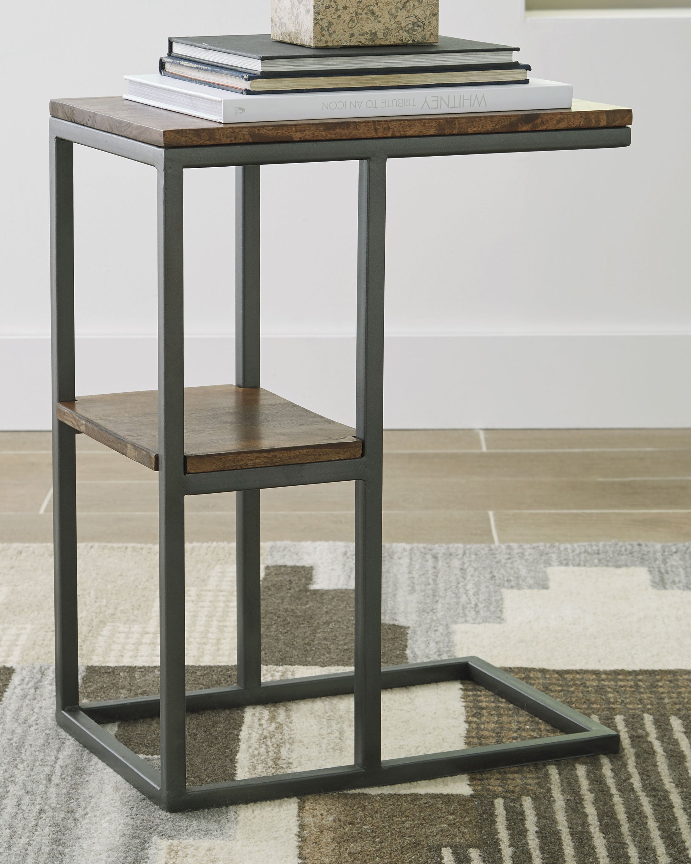 Best Furniture Outlet - Ashley Furniture - Forestmin Accent Table - Accent Table / Natural/Black - A4000049