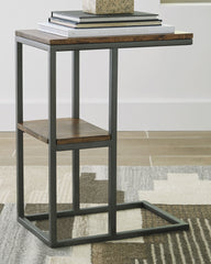 Best Furniture Outlet - Ashley Furniture - Forestmin Accent Table - Accent Table / Natural/Black - A4000049