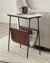 Best Furniture Outlet - Ashley Furniture - Etanbury Accent Table - Accent Table / Brown/Black/White - A4000254