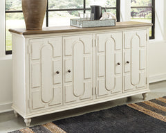 Best Furniture Outlet - Ashley Furniture - Roranville Accent Cabinet - Accent Cabinet / Antique White - A4000268