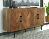 Best Furniture Outlet - Ashley Furniture - Prattville Accent Cabinet - Accent Cabinet / Brown - A4000308