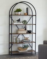 Best Furniture Outlet - Ashley Furniture - Galtbury Bookcase - Bookcase / Brown/Black - A4000325