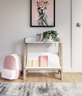 Best Furniture Outlet - Ashley Furniture - Blariden Bookcase - Small Bookcase / White/Tan - A4000361