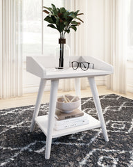 Best Furniture Outlet - Ashley Furniture - Blariden Accent Table - Accent Table / White - A4000367