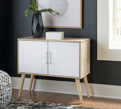 Best Furniture Outlet - Ashley Furniture - Orinfield Accent Cabinet - Accent Cabinet / Natural/White - A4000396