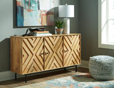 Best Furniture Outlet - Ashley Furniture - Cadewick Accent Cabinet - Accent Cabinet / Natural - A4000570