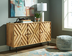 Best Furniture Outlet - Ashley Furniture - Cadewick Accent Cabinet - Accent Cabinet / Natural - A4000570