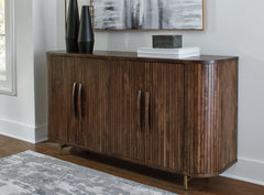 Best Furniture Outlet - Ashley Furniture - Amickly Accent Cabinet - Accent Cabinet / Dark Brown - A4000571