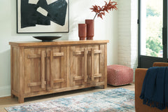 Best Furniture Outlet - Ashley Furniture - Dresor Accent Cabinet - Accent Cabinet / Natural - A4000578