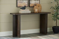 Best Furniture Outlet - Ashley Furniture - Jalenry Console Sofa Table - Console Sofa Table / Grayish Brown - A4000596