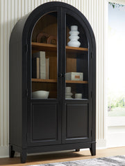 Best Furniture Outlet - Ashley Furniture - Dagandale Accent Cabinet - Accent Cabinet / Black/Natural - A4000599