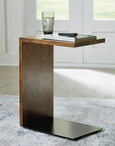 Best Furniture Outlet - Ashley Furniture - Wimshaw Accent Table - Accent Table / Brown/Black - A4000618