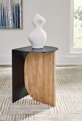 Best Furniture Outlet - Ashley Furniture - Ladgate Accent Table - Accent Table / Black/Natural - A4000628