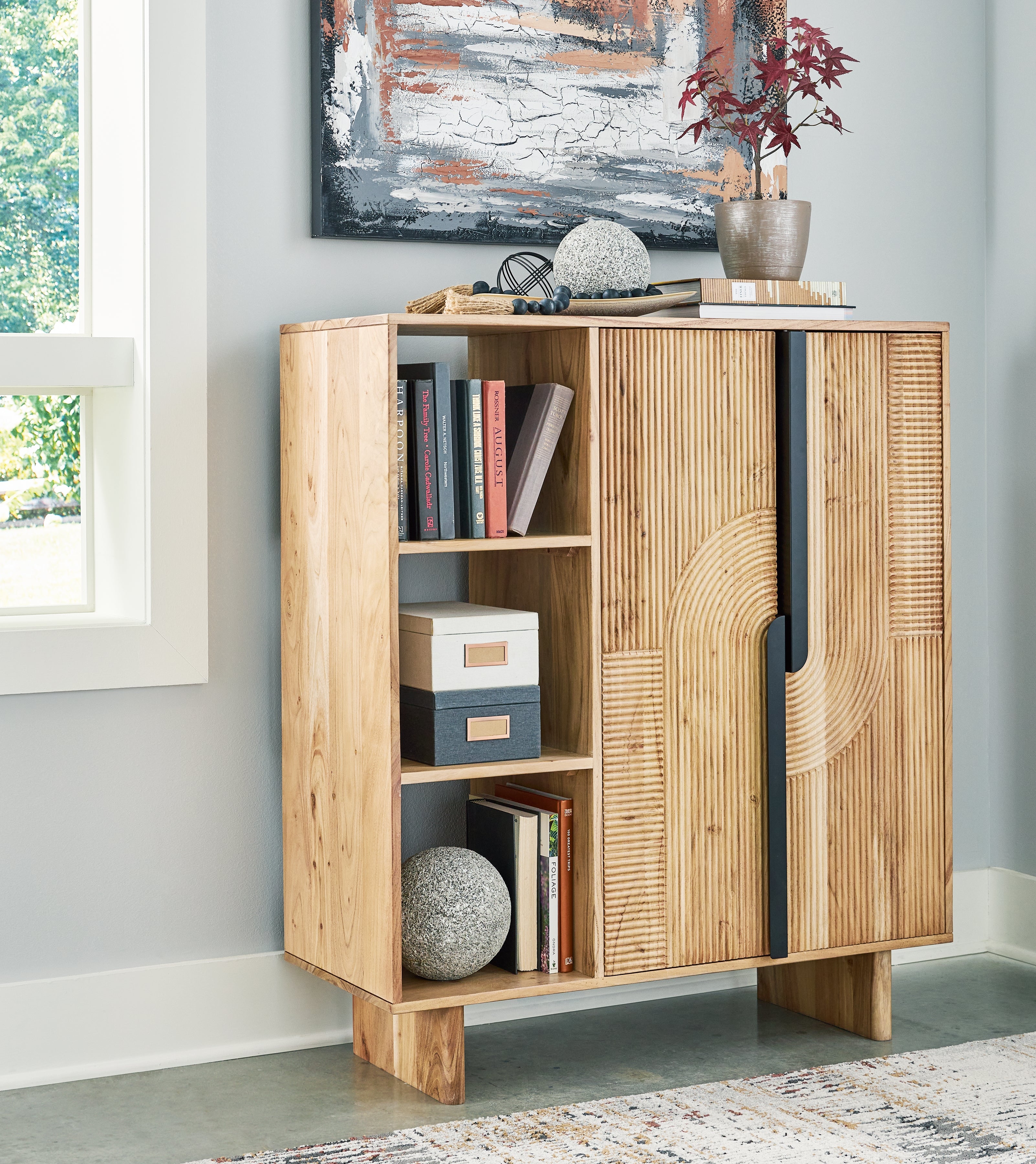 Best Furniture Outlet - Ashley Furniture - Kierwell Accent Cabinet - Accent Cabinet / Natural - A4000653