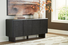 Best Furniture Outlet - Ashley Furniture - Farrelmore Accent Cabinet - Accent Cabinet / Black - A4000659