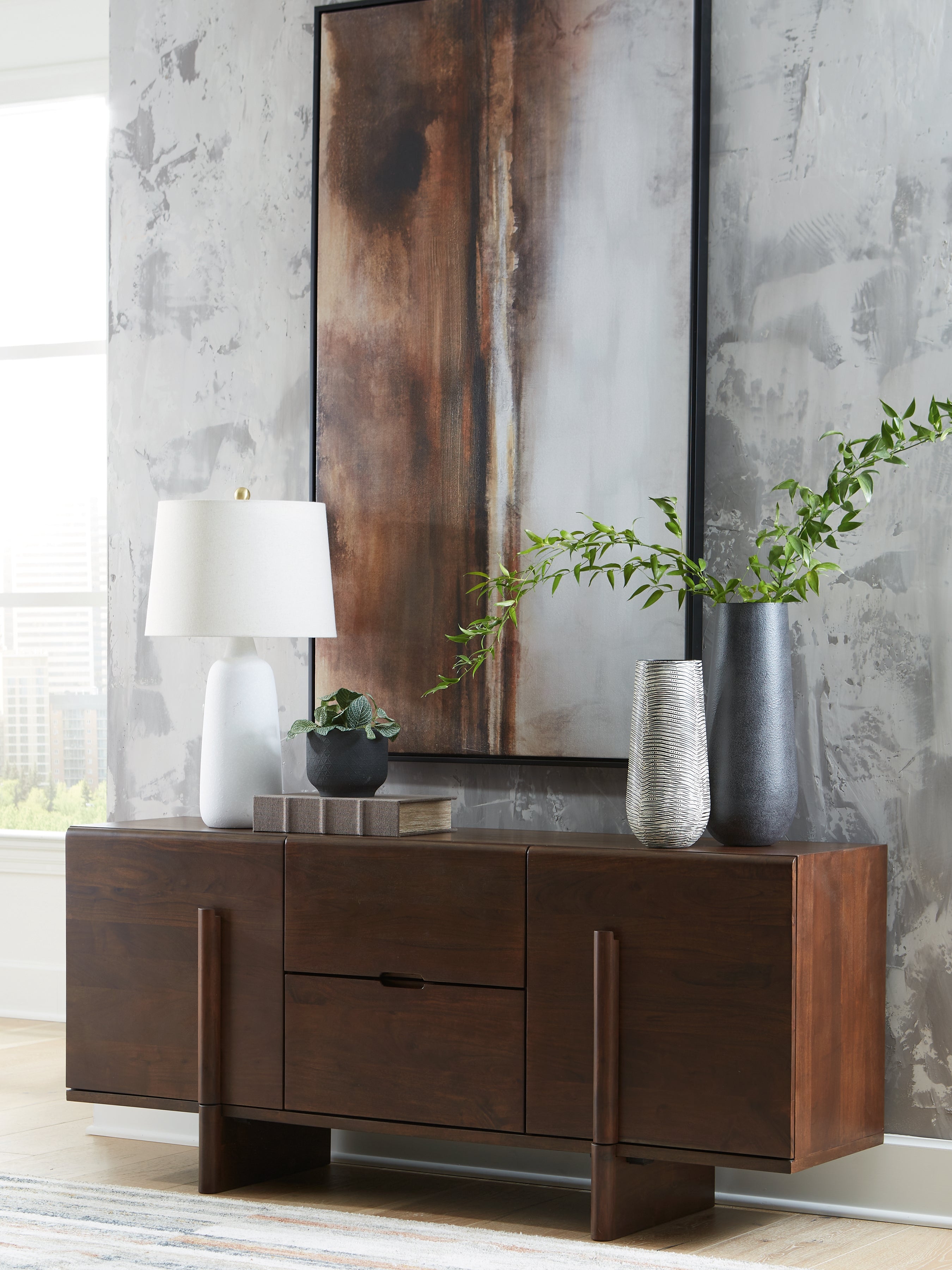 Best Furniture Outlet - Ashley Furniture - Kydler Accent Cabinet - Accent Cabinet / Medium Brown - A4000678