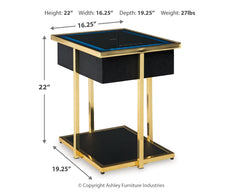 Rexwell Accent Table with Speaker