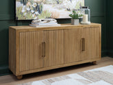 Best Furniture Outlet - Ashley Furniture - Niam Accent Cabinet - Accent Cabinet / Light Antique Beige - A4000684