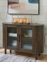 Best Furniture Outlet - Ashley Furniture - Mayridge Accent Cabinet - Accent Cabinet / Medium Brown - A4000694