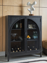 Best Furniture Outlet - Ashley Furniture - Armenleigh Accent Cabinet - Bar Cabinet / Black/Brown - A4000702