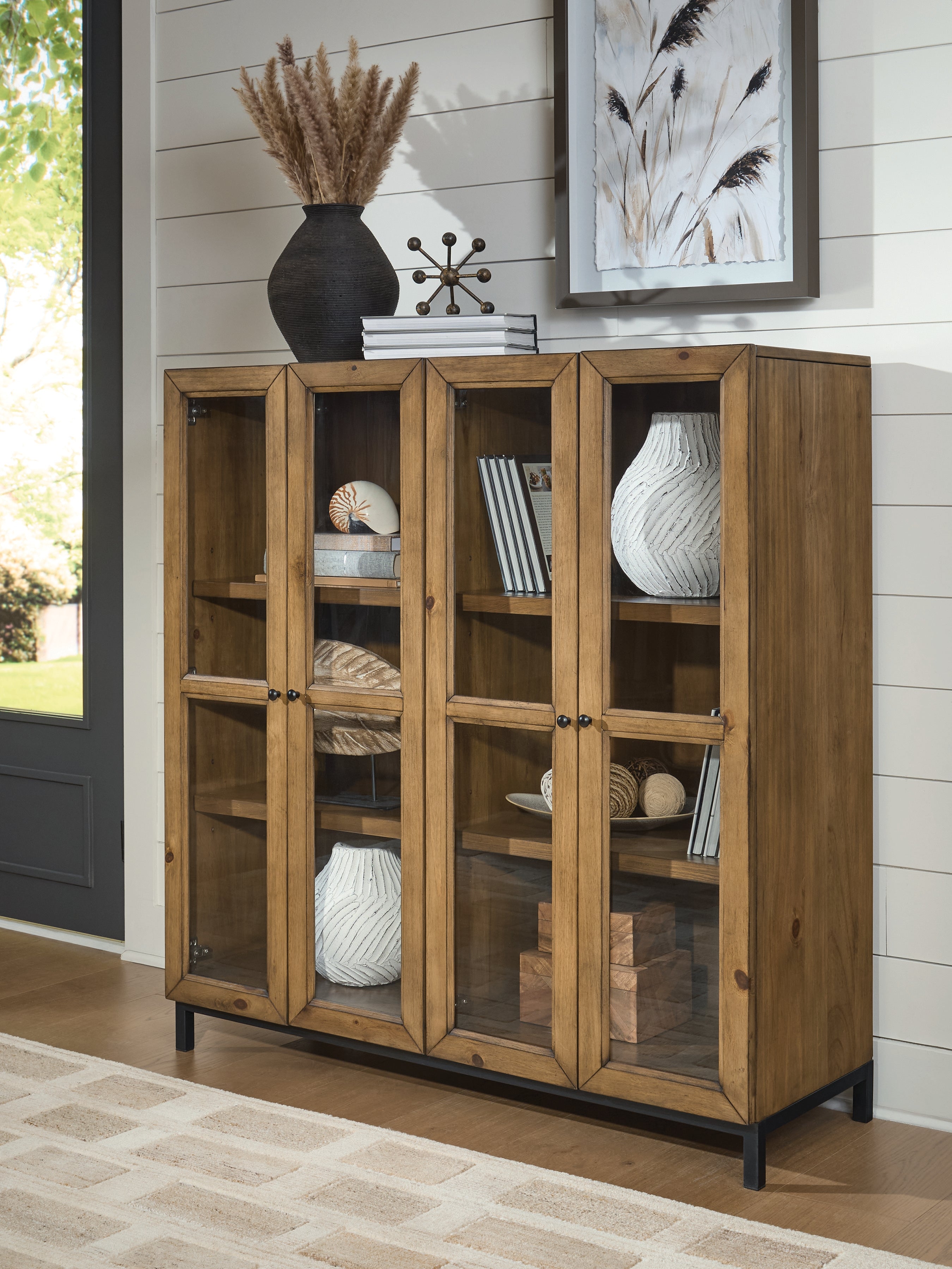 Best Furniture Outlet - Ashley Furniture - Wrenridge Accent Cabinet - Accent Cabinet / Gray Brown - A4000706