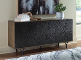 Best Furniture Outlet - Ashley Furniture - Lavinmont Accent Cabinet - Accent Cabinet / Multi Brown - A4000710