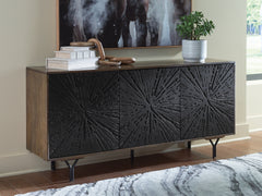 Best Furniture Outlet - Ashley Furniture - Lavinmont Accent Cabinet - Accent Cabinet / Multi Brown - A4000710