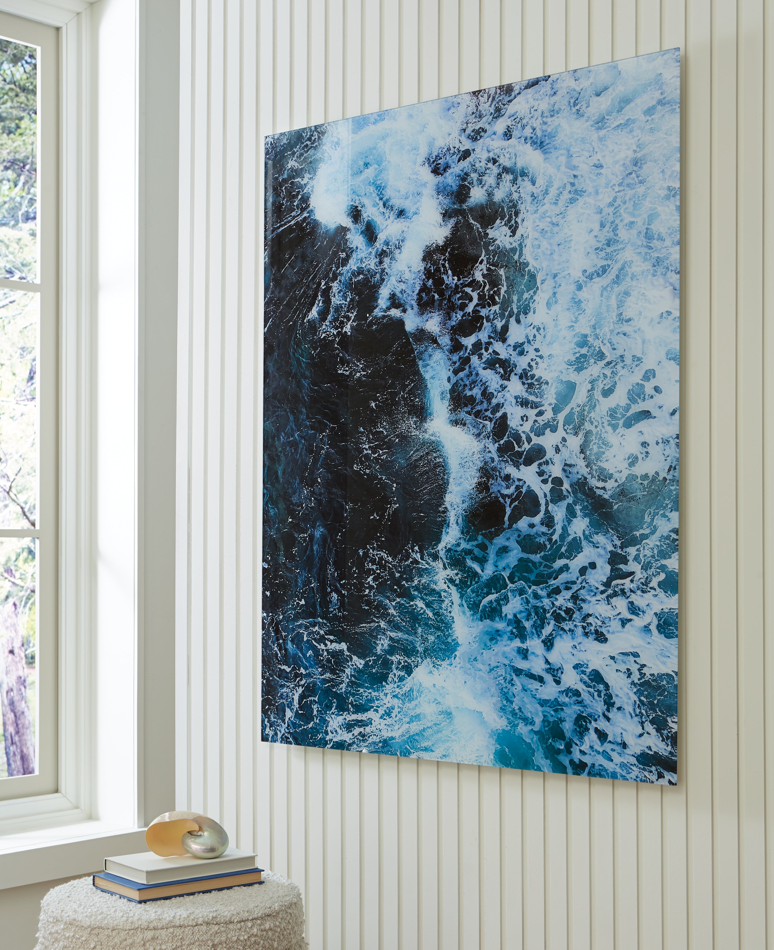 Best Furniture Outlet - Ashley Furniture - Clemick Wall Decor - Wall Art / Turquoise - A8000422