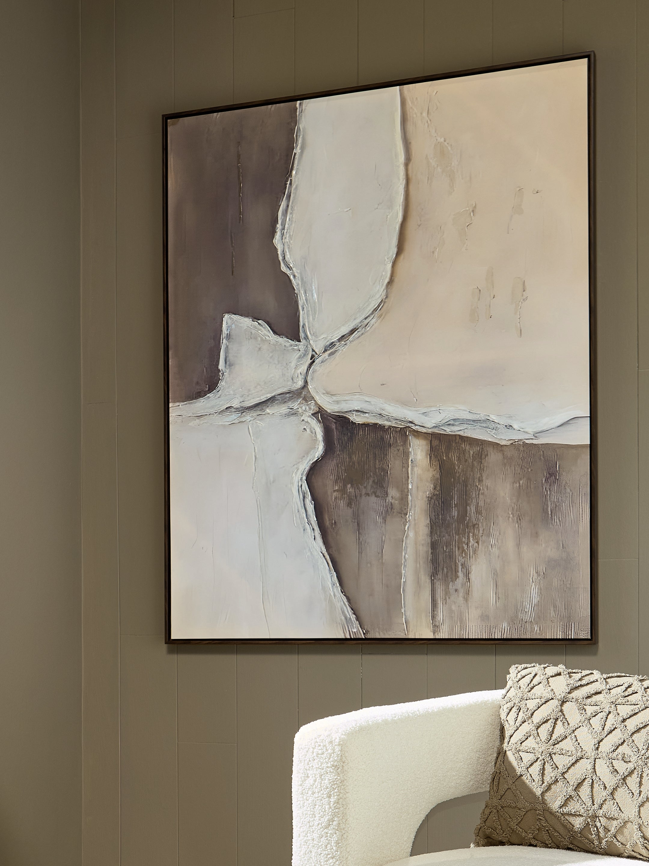 Best Furniture Outlet - Ashley Furniture - Junward Wall Decor - Wall Art / Brown/Tan/White - A8000461