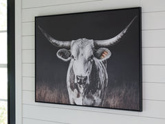 Best Furniture Outlet - Ashley Furniture - Harlandale Wall Decor - Wall Art / Black/White/Brown - A8000467