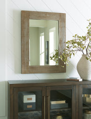Best Furniture Outlet - Ashley Furniture - Waltleigh Mirror - Floor Mirror / Distressed Brown - A8010278
