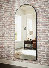 Best Furniture Outlet - Ashley Furniture - Sethall Mirror - Floor Mirror / Black - A8010307