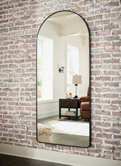 Best Furniture Outlet - Ashley Furniture - Sethall Mirror - Floor Mirror / Black - A8010307