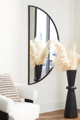 Best Furniture Outlet - Ashley Furniture - Denlow Mirror - Accent Mirror / Black - A8010333