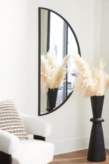 Best Furniture Outlet - Ashley Furniture - Denlow Mirror - Accent Mirror / Black - A8010333