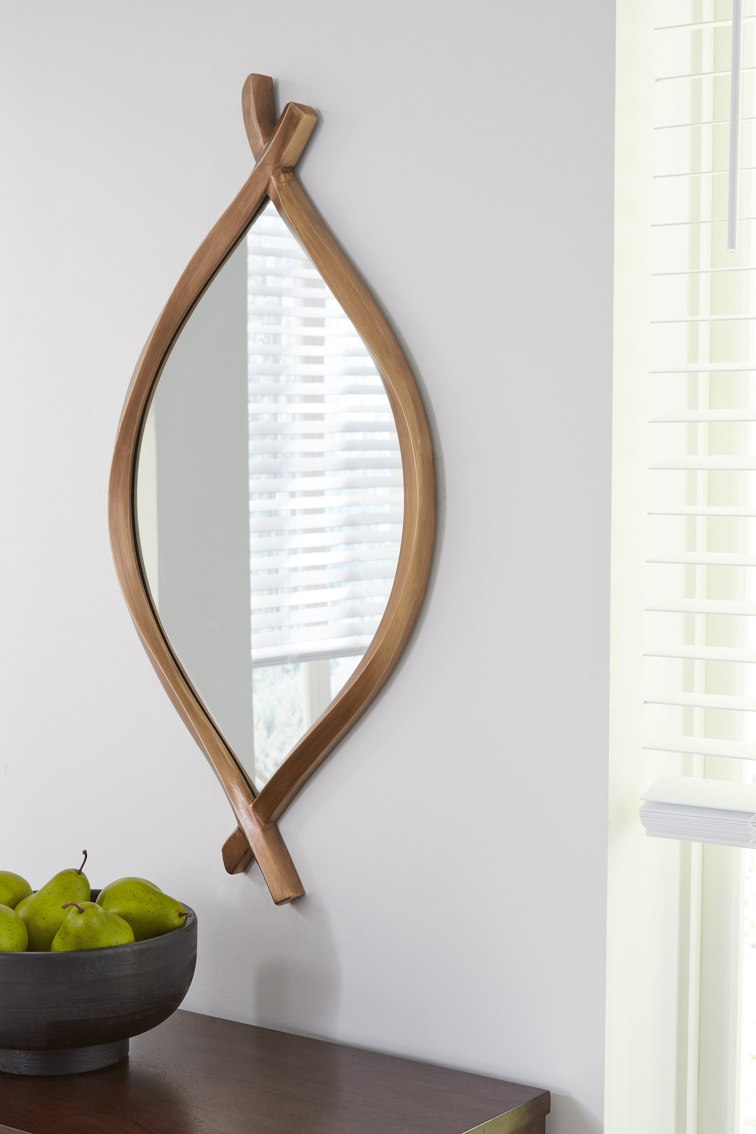 Best Furniture Outlet - Ashley Furniture - Bartner Mirror - Accent Mirror / Antique Gold Finish - A8010340