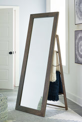 Best Furniture Outlet - Ashley Furniture - Dirkins Mirror - Floor Mirror / Brown - A8010343