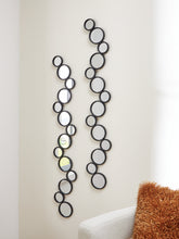 Best Furniture Outlet - Ashley Furniture - Vinler Mirror - Accent Mirror Set (Set of 2) / Black - A8010353
