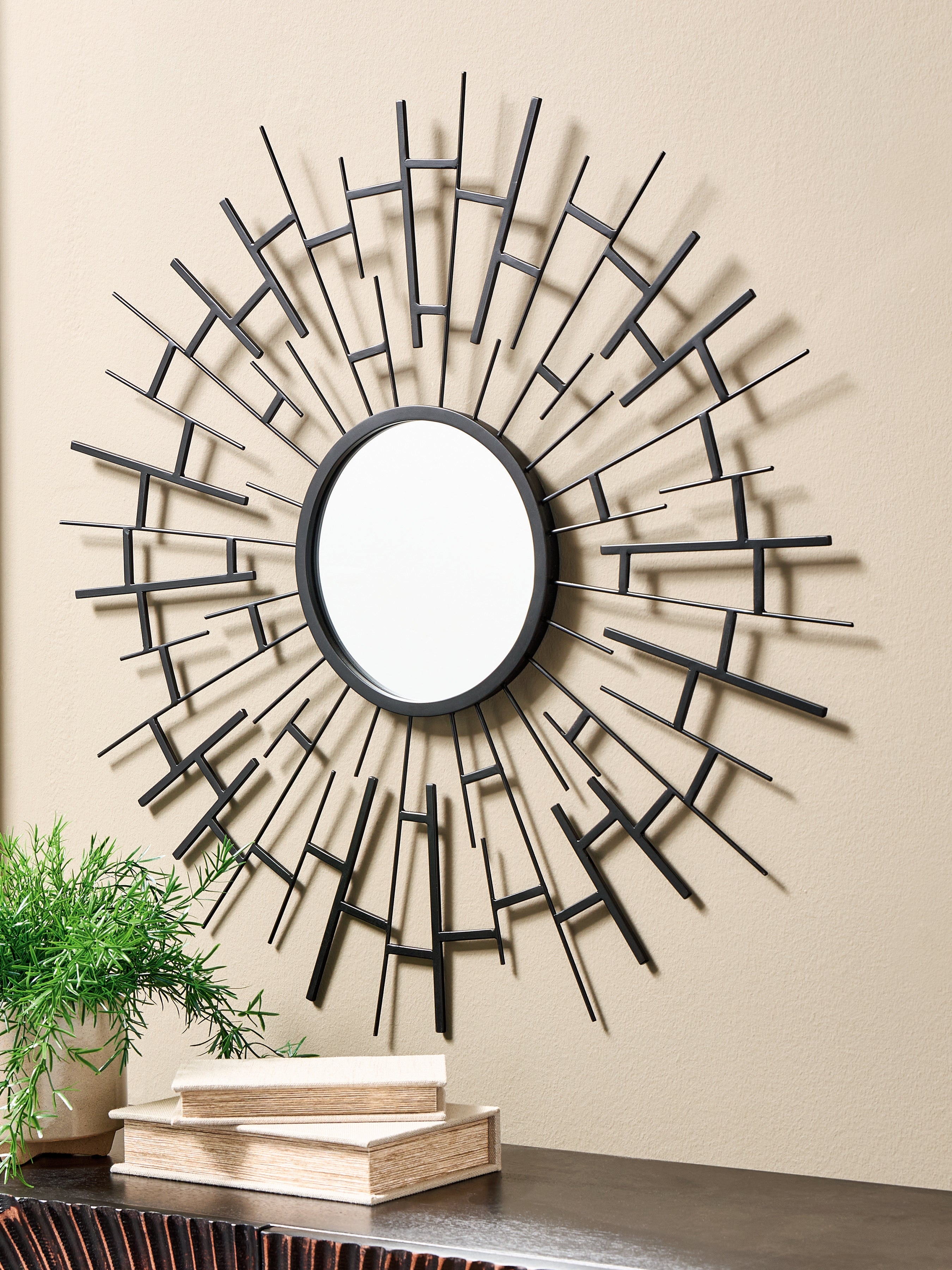 Best Furniture Outlet - Ashley Furniture - Garrenworth Mirror - Accent Mirror / Black - A8010391