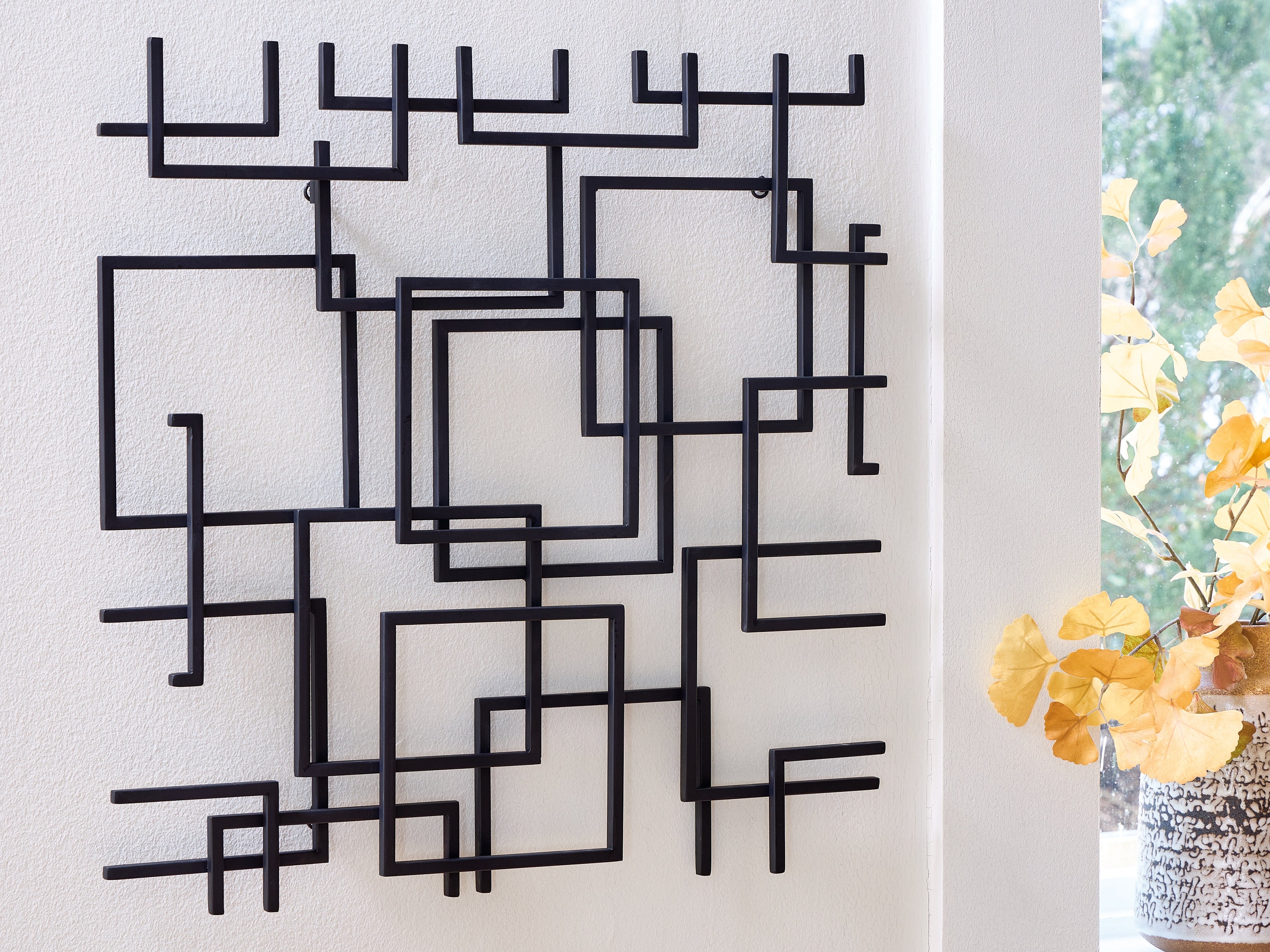 Best Furniture Outlet - Ashley Furniture - Aadanton Wall Decor - Wall Decor / Black - A8010400