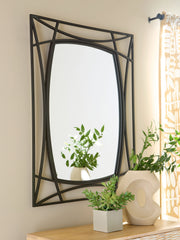 Best Furniture Outlet - Ashley Furniture - Freenville Mirror - Accent Mirror / Black - A8010408