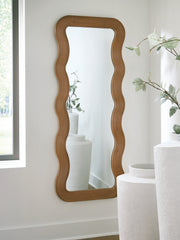 Best Furniture Outlet - Ashley Furniture - Ellisonville Mirror - Floor Mirror / Brown - A8010413