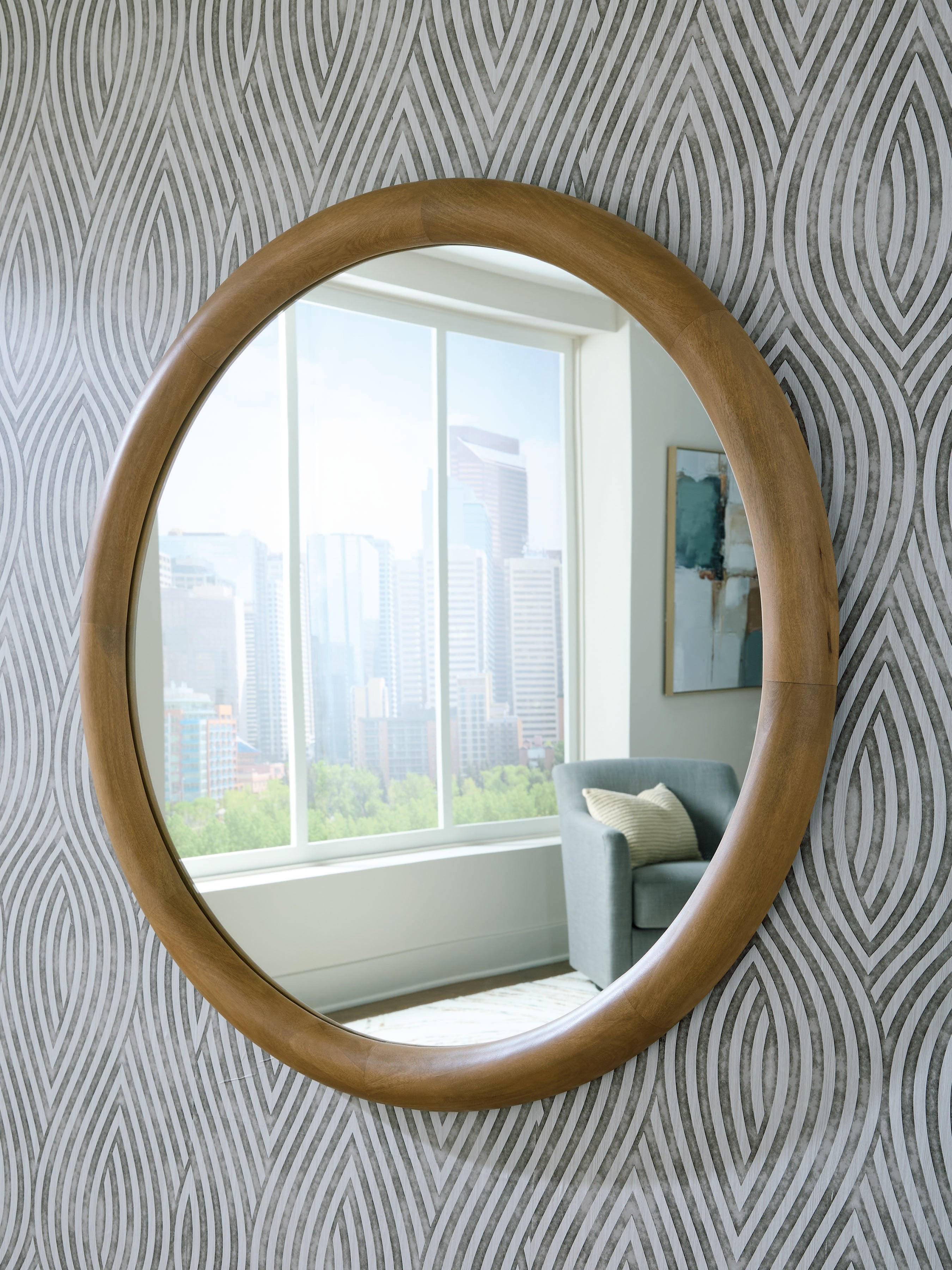 Best Furniture Outlet - Ashley Furniture - Yadiel Mirror - Accent Mirror / Brown - A8010426