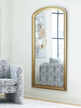 Best Furniture Outlet - Ashley Furniture - Fintan Mirror - Floor Mirror / Gold Finish - A8010436